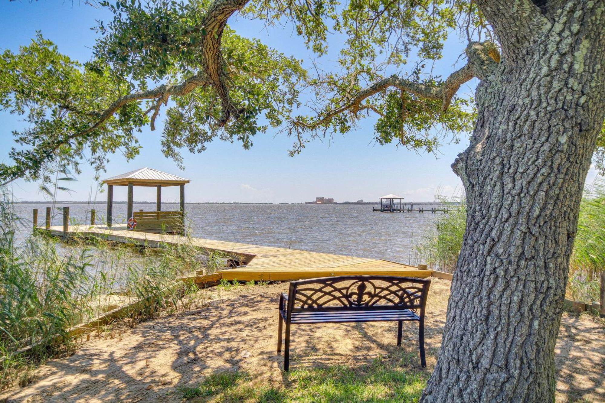 Historic Biloxi Bay Cottage With Beautiful View Оушен-Спрингс Экстерьер фото